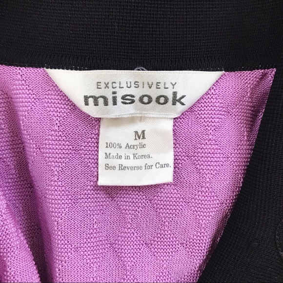 Exclusively Misook Button Front Cardigan Jacket - Picture 8 of 8